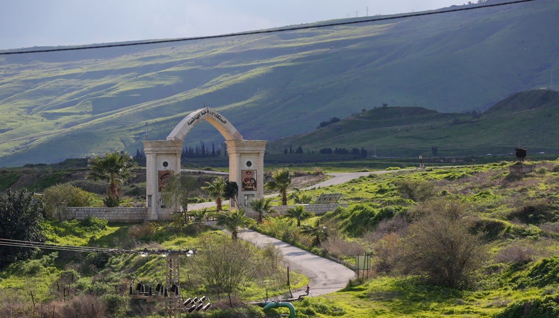 "אי השלום" בגבול ישראל ירדן. צילום: פלאש 90